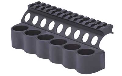Mesa Tactical, 6-Shell Side Saddle, 12 Gauge, Fits Benelli M4, Black