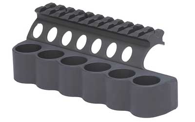 Mesa Tactical, 6-Shell Side Saddle, 12 Gauge, Fits Benelli M2, Black