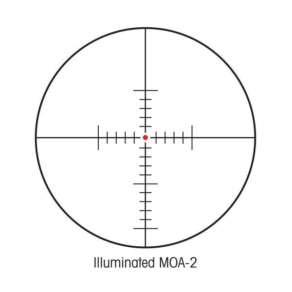 Sightron SIII Series 30mm Tube 10-50x60mm LR Zero Stop 1/4 MOA Illuminated MOA-2 Reticle