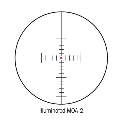 Sightron SIII Series 30mm Tube 10-50x60mm LR Zero Stop 1/4 MOA Illuminated MOA-2 Reticle