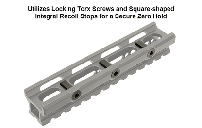 UTG Super Slim Picatinny Riser Mount 13 Slots H.0.75"