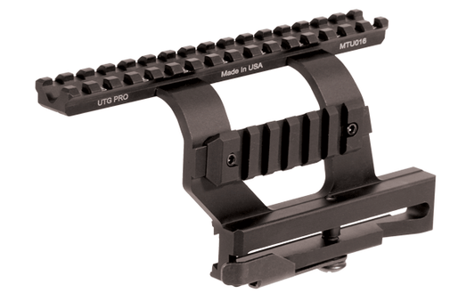 UTG PRO boční montáž QD pro AK s 16slotovou lištou Picatinny