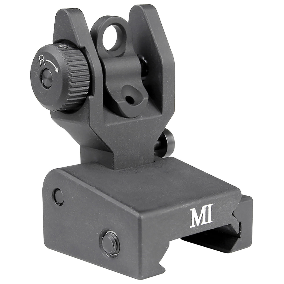 Midwest Industries - Sight, Fits Picatinny Low Profile Flip Sight - Black