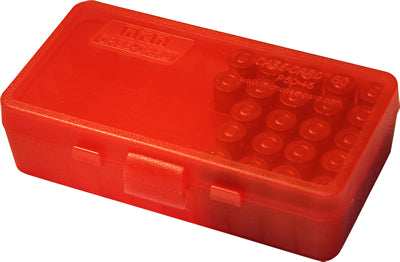 MTM - Flip-Top Ammo Box .40S&W, 45ACP - 50 Colpi Red