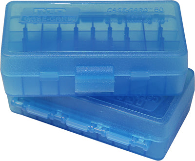 MTM - Flip-Top Ammo Box 380 ACP 9 Luger - 50 Colpi Blue