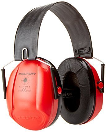 PELTOR Cuffia Antirumore Bull's Eye I - Rossa