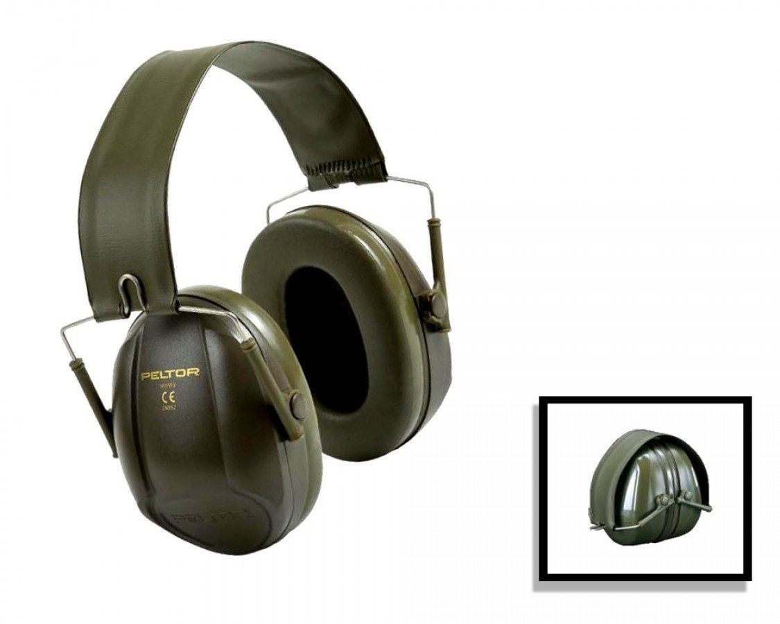 PELTOR Cuffia Antirumore Bull's Eye I - Verde