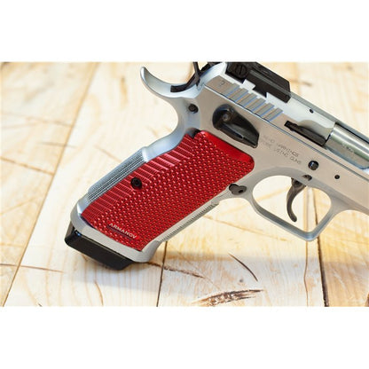 Armanov SpidErgo Pistol Grips for Tanfoglio Small Frame - Red