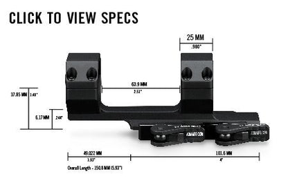 Vortex PRECISION QR EXTENDED CANTILEVER MOUNT 30mm