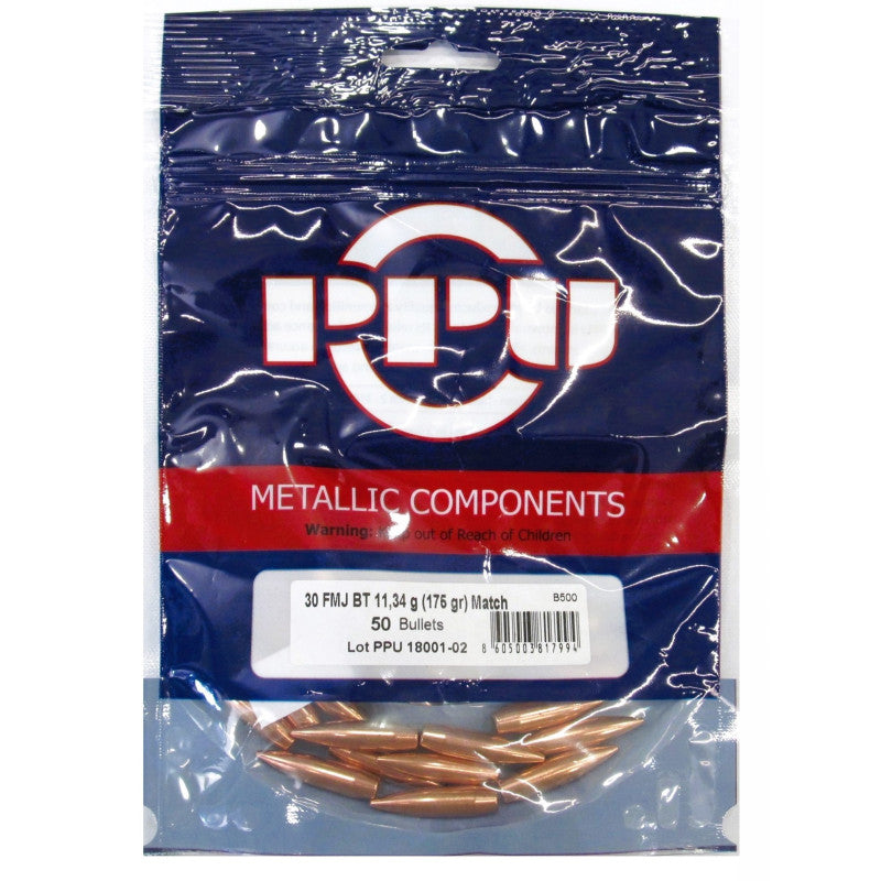 PPU PRVI PARTIZAN Palle cal.30 FMJ BT 176gr 50pz