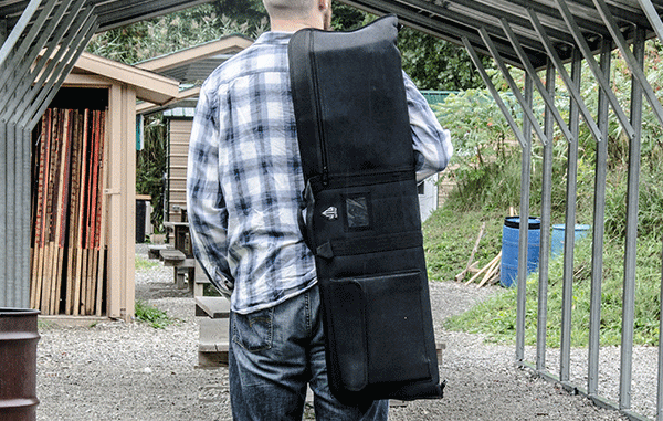 UTG Fodero Kis 38"x11" Con Tasche - Nero