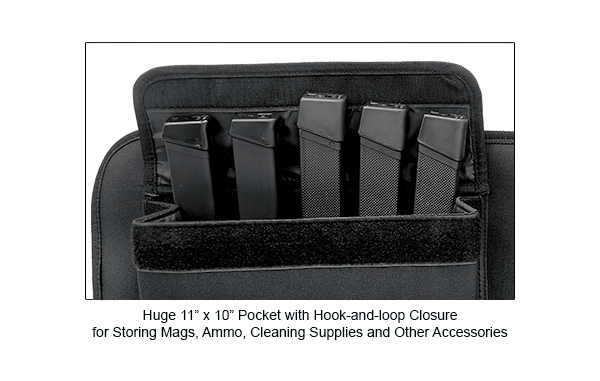 UTG Fodero Kis 38"x11" Con Tasche - Nero