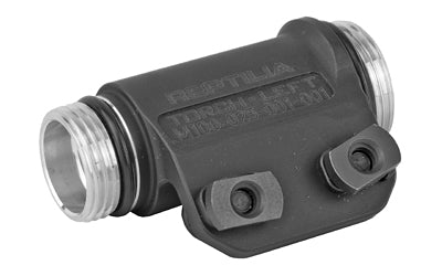 Reptilia, Torch, Fits SureFire M300 Scout Bezels and Tail Caps, Left Side Mount, M-Lok Mounting Hardware Included, Black, Anodized