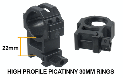 Cannocchiale UTG 6-24x56 AO 30 mm con anelli, immagine 2