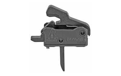 Rise Armament, RAVE Super Sporting Trigger, Flat, 3.5 lb Single Stage Pull, Black, Anti-Walk Pins