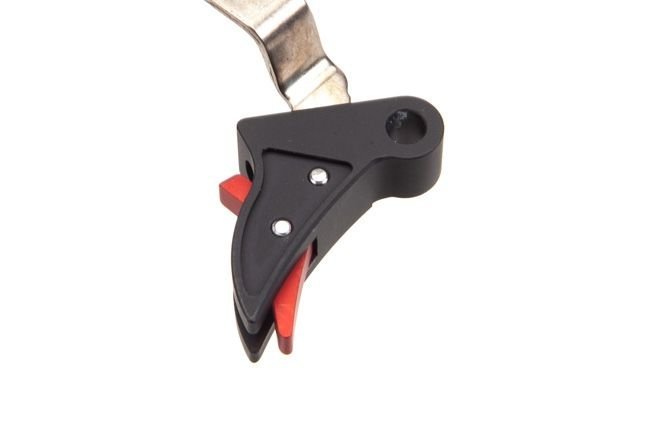 Polymer80 Glock P80 Aluminium Curved Trigger 9MM/.40S&W/.357SIG GEN 1-4 - Black/Red