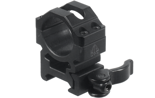 UTG MAX STRENGTH 1" Medium Profile QD Scope Rings, 22mm Width