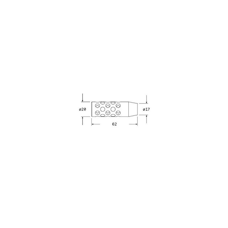 RPRings Freno di bocca  - Muzzle Brake RRM06 - Black