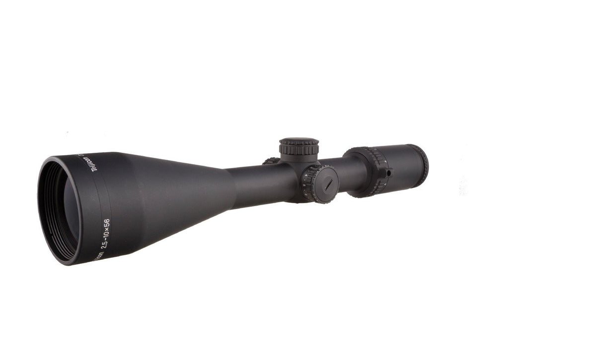 Trijicon AccuPower Riflescope 30mm Tube 2.5-10x56 MOA Crosshair w/ Red LED