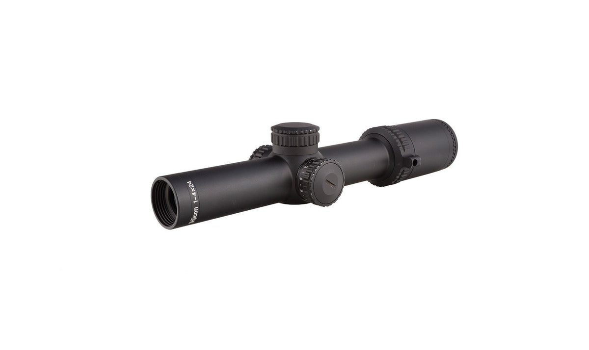 Trijicon AccuPower Riflescope 30mm Tube 1-4x24 .223/55gr BDC Segmented-Circle/Dot Crosshair w/ Red LED