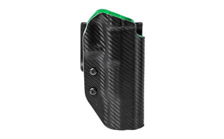 Uncle Mike's Range/Competition Holster, Right Hand, Black/Green, Fits Glock 17 