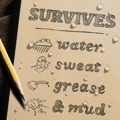 Rite In The Rain Mini-Stapled Notebook - Brown