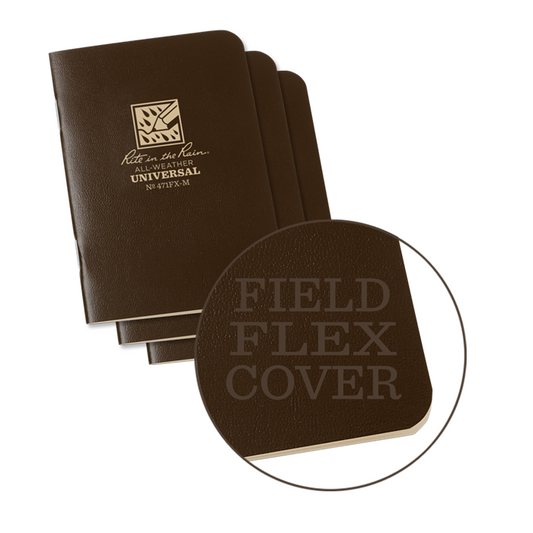 Rite In The Rain Mini-Stapled Notebook - Brown