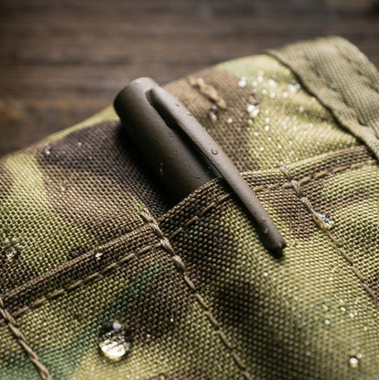 Rite In The Rain Flat Dark Earth Metal Clicker Pen - Black Ink