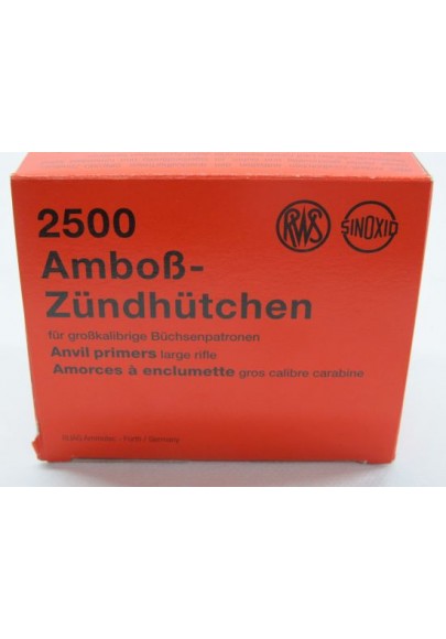 RWS Large Rifle Primers 2500pz