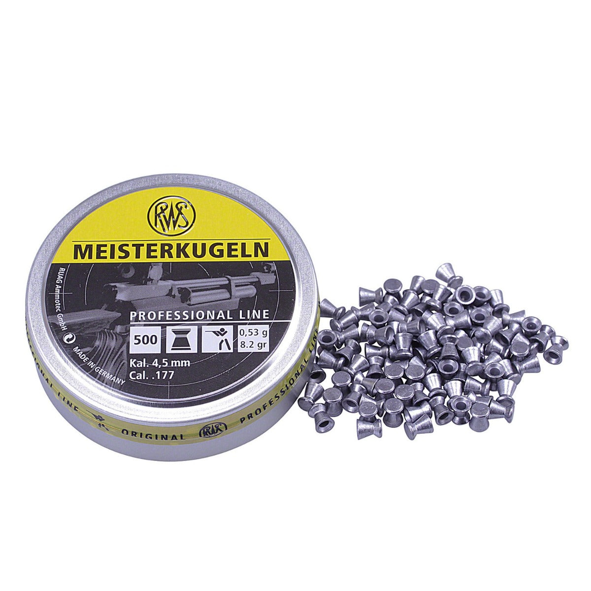 RWS Meisterkugeln 4.50mm 0.53g/8.2gr (500pz)