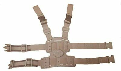 Vega Holster 8K18 - Polymer multi fastening thigh platform - Desert Brown