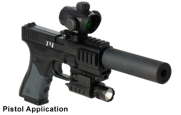 UTG dot sight ITA 3" rosso/verde con attacco QD, immagine 6