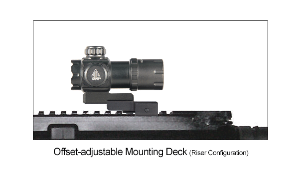 UTG 3.9" Red/Green CQB Dot 30mm