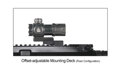 UTG 3.9" Red/Green CQB Dot 30mm