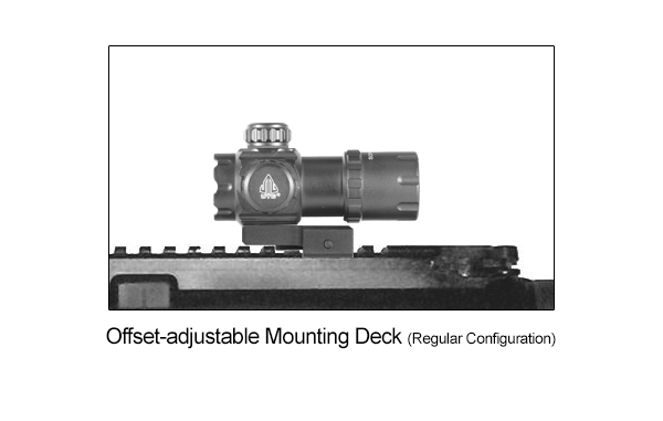 UTG 3.9" Red/Green CQB Dot 30mm