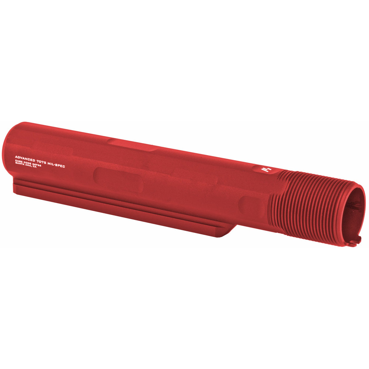 Strike Industries Advanced Receiver Extension tubo buffer AR-15 rosso, foto 3 di 3