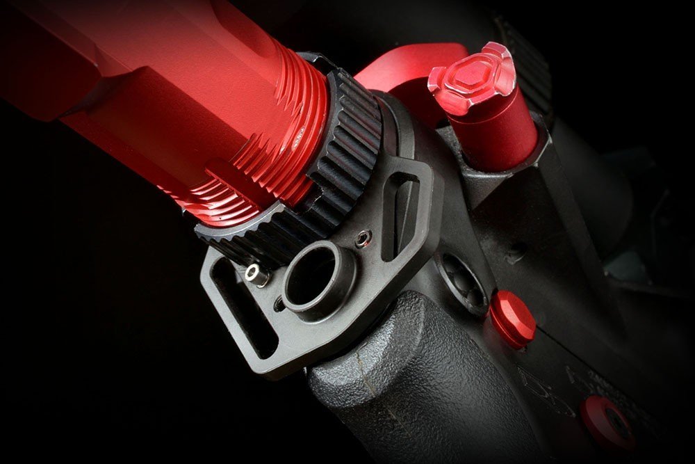 Multi-Function End Plate e Anti-Rotation Castle Nut Strike Industries per AR-15, immagine 3