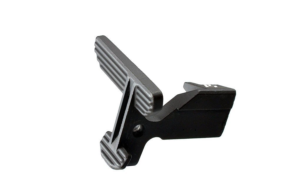 Strike Industries Extended Bolt Catch per AR-15, nero, dettaglio 2