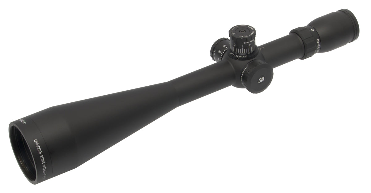 Sightron SIII Series 30mm Tube 10-50x60mm LR Zero Stop 1/4 MOA Illuminated MOA-2 Reticle