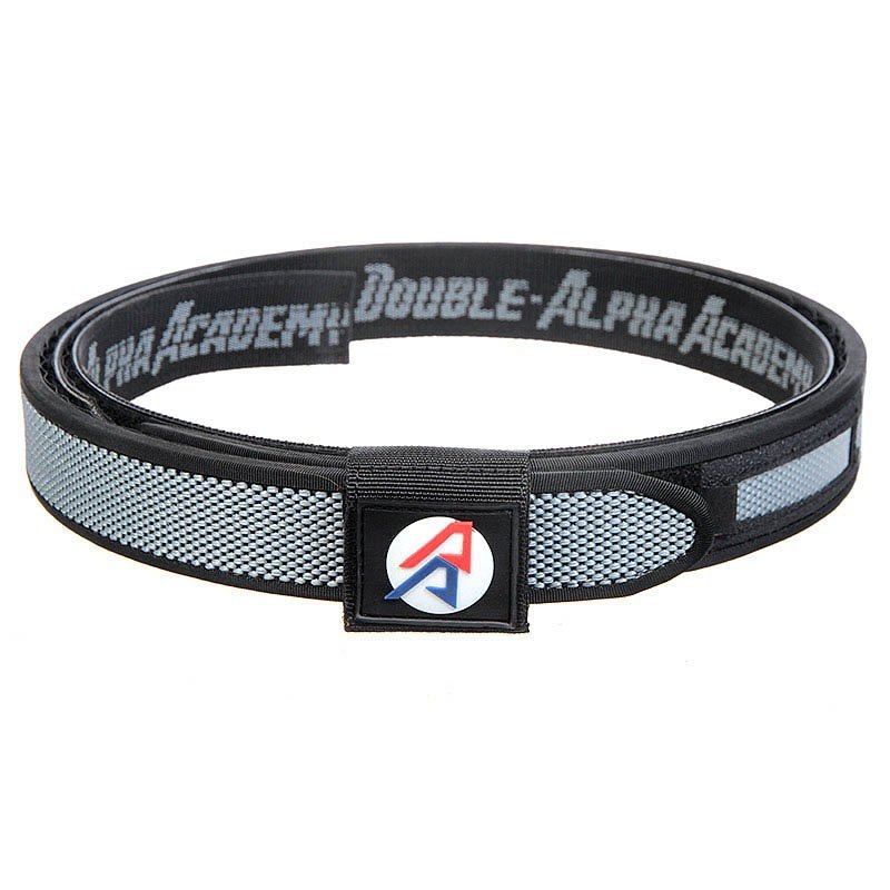 Double Alpha Premium Belt Silver - Size 44"