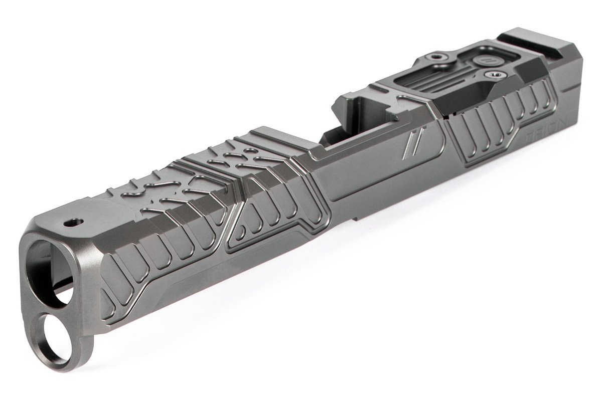 ZEV Technologies Orion Stripped Slide With RMR Plate, Glock 17 Gen 5, Gray