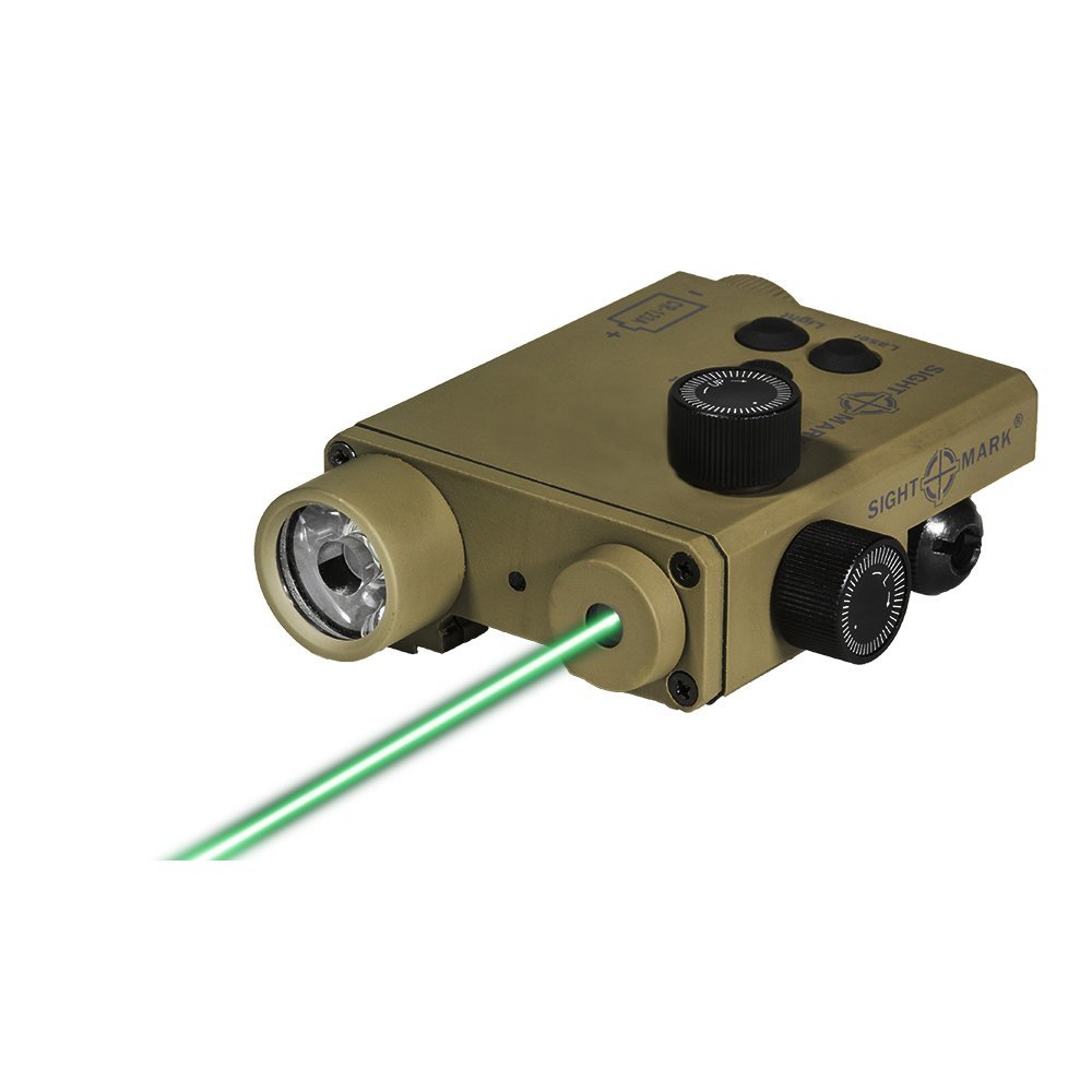 Sightmark LoPro Combo Green Laser/220 Lumen Flashlight - Dark Earth