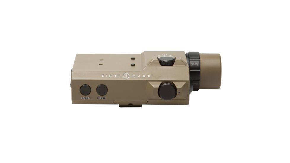 SightMark LoPro Combo Flashlight (Visible and IR) and Green Laser Sight - Dark Earth