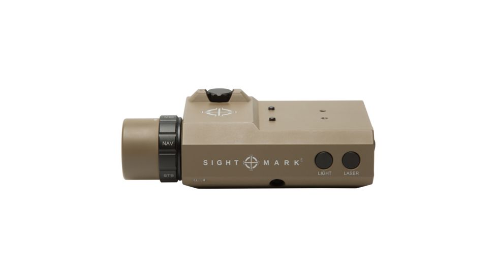 SightMark LoPro Combo Flashlight (Visible and IR) and Green Laser Sight - Dark Earth