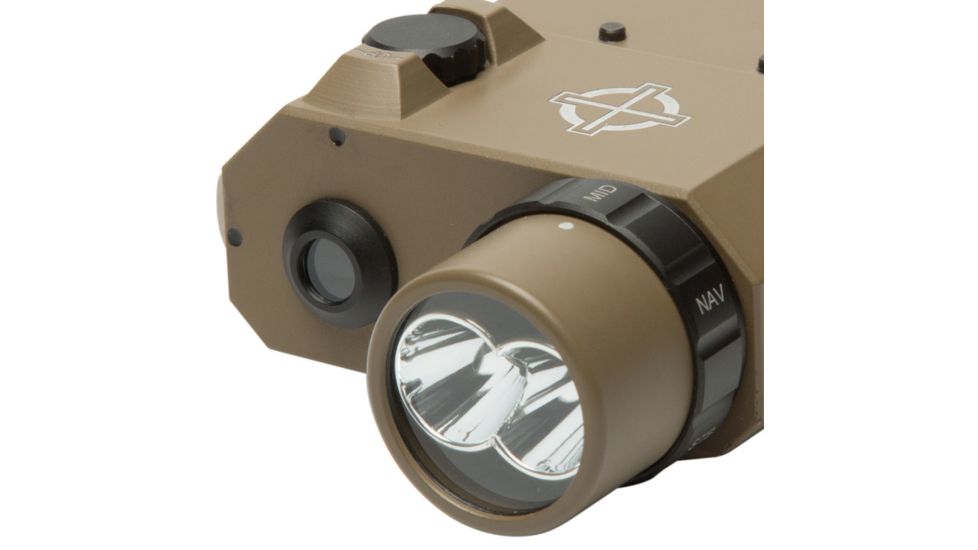 SightMark LoPro Combo Flashlight (Visible and IR) and Green Laser Sight - Dark Earth