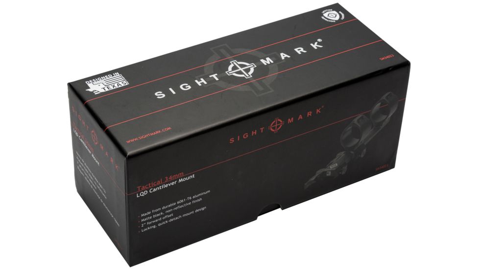 SightMark Tactical 34mm LQD Cantilever Mount - Black