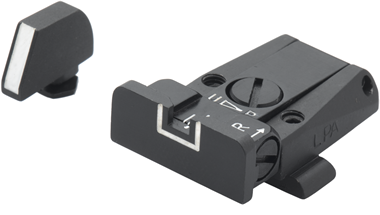 LPA Fully Adjustable Sight Set For Glock