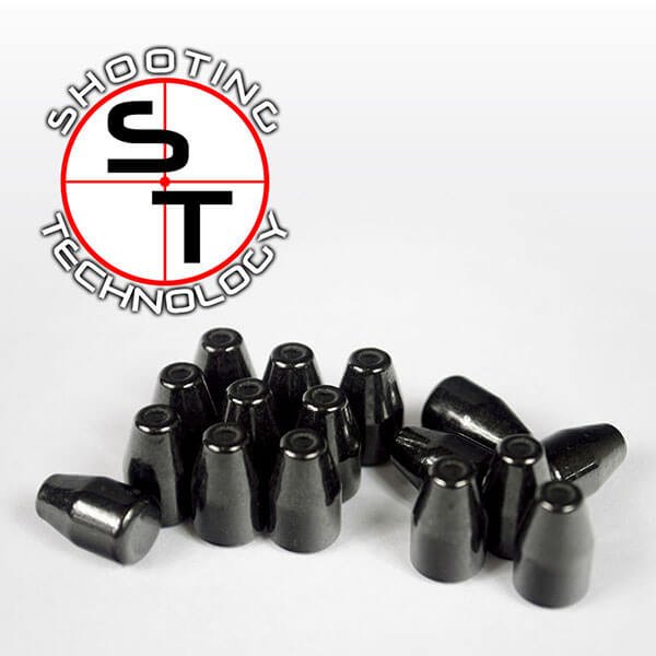 Shooting Technology Palle Ramate BLACK ACE 9 mm (356") HPTC 124 grani - Conf. 500 Pz.