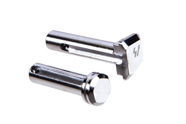 Strike Industries Extended Pivot e Takedown Pins cromati per AR-15