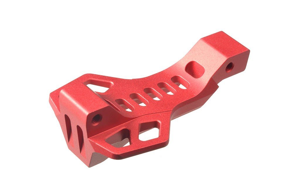 Strike Industries Cobra Billet Aluminum Trigger Guard rosso per AR-15